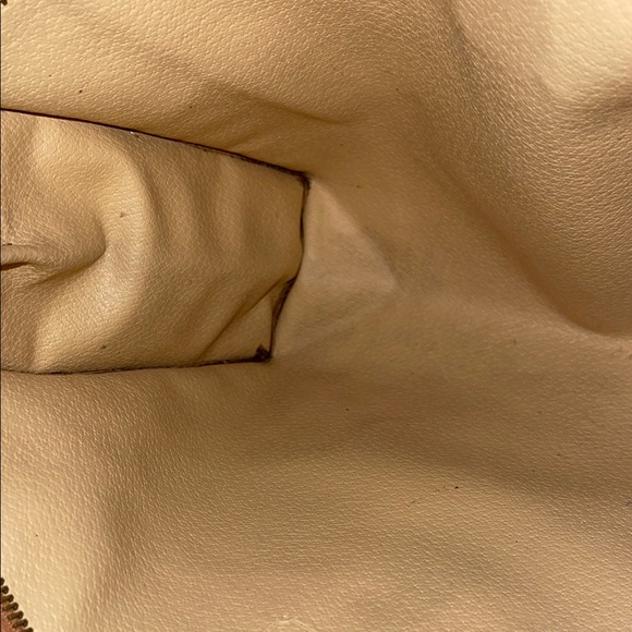 MCM Large Tan Visetos Clutch - Picture 9 of 14